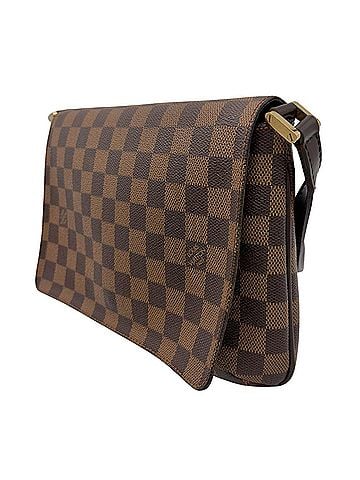 Louis Vuitton Louis Vuitton Musette Tango Short Strap Shoulder Bag, Damier Ebene, N51255 Brown, LM1012, Women's (view 2)