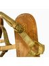 Coach Casual 100% Leather Gold Tan Sandals Size 9 - photo 5