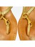 Coach Casual 100% Leather Gold Tan Sandals Size 9 - photo 3