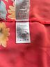 H&M 100% Polyester Floral Red Orange Casual Dress Size 10 - photo 7