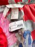 H&M 100% Polyester Floral Red Orange Casual Dress Size 10 - photo 9
