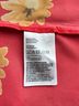 H&M 100% Polyester Floral Red Orange Casual Dress Size 10 - photo 6
