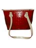 Arcadia Group Limited Red Tan Leather Tote One size - photo 1