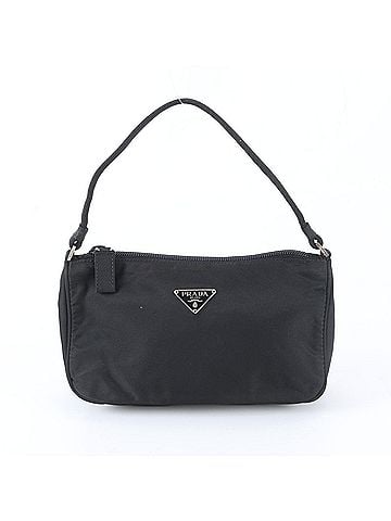 Prada Prada Tessuto Nylon Triangle Logo Handbag Tote Bag Black Women's (view 1)
