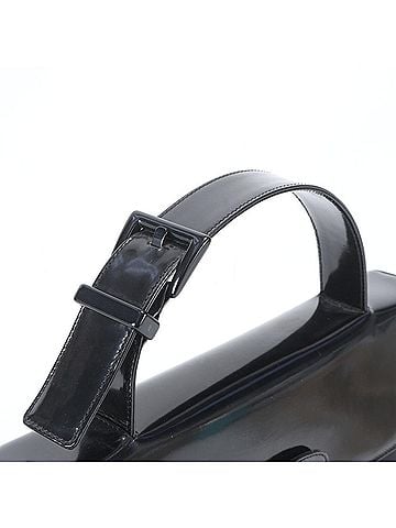 Prada Prada Tessuto Nylon B6943 Leather Handbag, Black, with Guarantee Card, for Women (view 2)