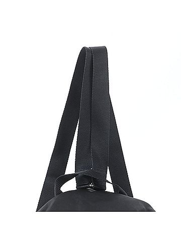 Prada Prada Tessuto Nylon Triangle Logo Leather Backpack/Handbag, Black, Women's (view 2)