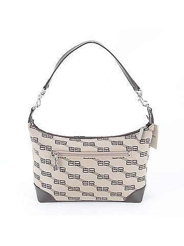 Balenciaga Balenciaga BB Monogram Leather Canvas One-Shoulder Bag Handbag for Women (view 1)