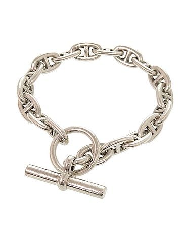 Hermès Hermes Chaine d'Ancre PM 18-link bracelet, Margiela era, 1990s, 925 sterling silver (0903HERMES) (view 1)