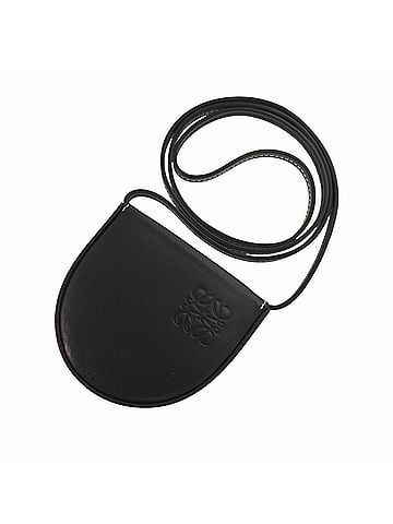 Loewe Loewe Anagram Shoulder Strap 101950 Calfskin Black Wallet/Coin Case 0003LOEWE Men's (view 1)