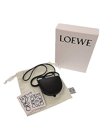 Loewe Loewe Anagram Shoulder Strap 101950 Calfskin Black Wallet/Coin Case 0003LOEWE Men's (view 2)