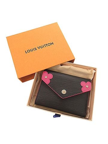 Louis Vuitton Louis Vuitton Portefeuille Victorine Epi M62980 Black Pink Tri-fold Wallet LV 1097 LOUIS VUITTON (view 2)