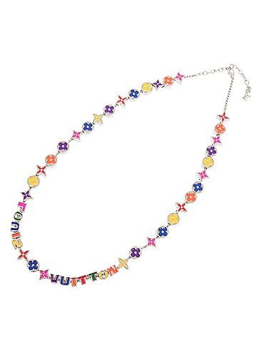 Louis Vuitton Louis Vuitton Collier Monogram Party M01761 Metal Multicolor Necklace LV 0953 LOUIS VUITTON (view 1)