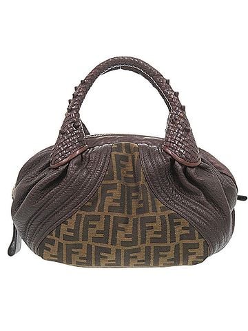 Fendi Fendi Mini Spy Bag Leather Brown Handbag 1440FENDI (view 1)