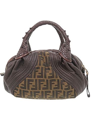 Fendi Fendi Mini Spy Bag Leather Brown Handbag 1440FENDI (view 2)