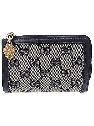 Gucci Gucci GG Canvas Navy 658634 Bi-fold Wallet L-shaped 0997 GUCCI (view 1)