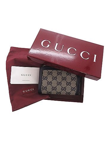 Gucci Gucci GG Canvas Navy 658634 Bi-fold Wallet L-shaped 0997 GUCCI (view 2)