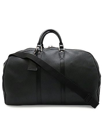 Louis Vuitton LOUIS VUITTON Taiga Kendall 55 Boston Bag Shoulder Ardoise Black M30112 (view 2)