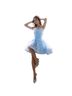 Mac Duggal 100% Polyester 100% Acetate Blue White Cocktail Dress Size 4 - photo 1