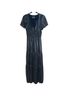 Anthropologie 100% Polyester 100% Viscose Silver Cocktail Dress Size XS - photo 1
