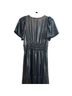 Anthropologie 100% Polyester 100% Viscose Silver Cocktail Dress Size XS - photo 6