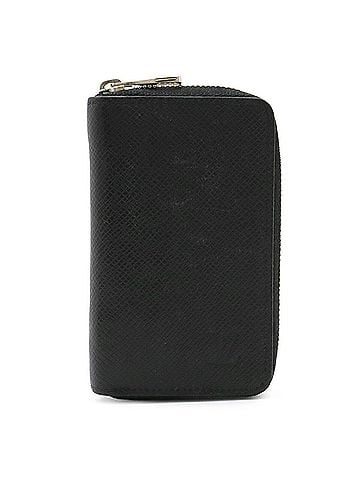 Louis Vuitton LOUIS VUITTON Taiga Zippy Coin Purse Wallet/Coin Case, Calf Leather, Noir Black M30511 (view 2)