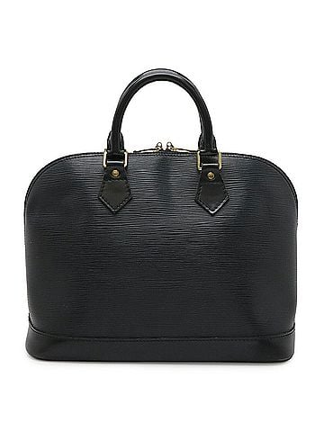 Louis Vuitton LOUIS VUITTON Epi Alma Handbag Leather Noir Black M52142 (view 2)