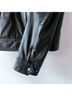 Gianni Bini 100% Leather Solid Black Leather Jacket Size M - photo 13