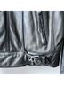 Gianni Bini 100% Leather Solid Black Leather Jacket Size M - photo 6