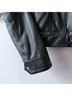 Gianni Bini 100% Leather Solid Black Leather Jacket Size M - photo 5