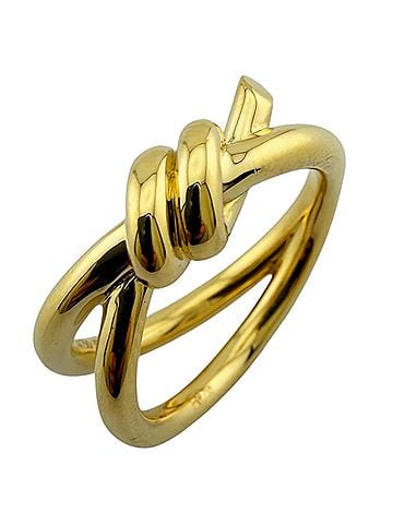Tiffany & Co. Tiffany & Co. Knot Double Row Ring, 18K Yellow Gold, Women's Ring. (view 1)