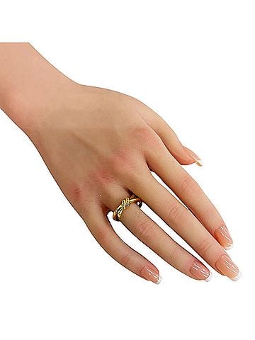 Tiffany & Co. Tiffany & Co. Knot Double Row Ring, 18K Yellow Gold, Women's Ring. (view 2)