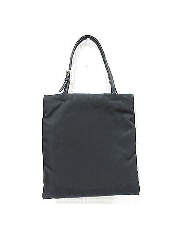 Prada PRADA Tessuto Nylon Triangle 2-Way Chain Shoulder Bag 1BA252 Black Women's (view 2)