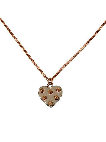 Louis Vuitton LOUIS VUITTON Louis Vuitton Pendant Spiky Valentine Necklace M67029 Silver Color Women's (view 1)