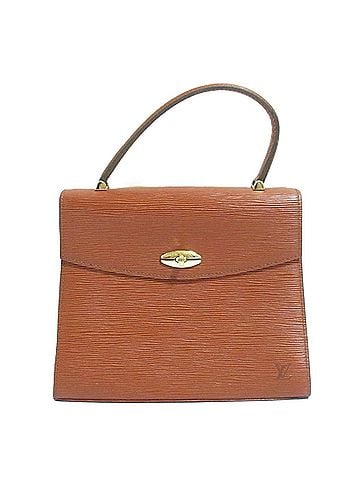 Louis Vuitton LOUIS VUITTON Louis Vuitton Malesherbes Epi Leather Handbag M52373 Brown Women's (view 1)