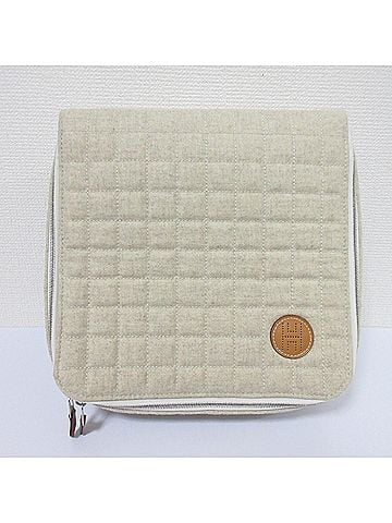 Hermès HERMES Paddock Handbag Pouch Travel Case Greige Women's (view 1)