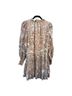 Ulla Johnson Print Tan Cocktail Dress Size 8 - photo 2