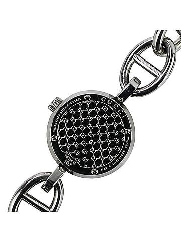 Gucci GUCCI bracelet watch, model 107, with a greige dial and silver accents, for women. (view 2)