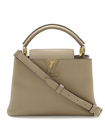 Louis Vuitton LOUIS VUITTON Capucines BB Handbag/Shoulder Bag, Taurillon Leather, Greige, M94634 (view 1)