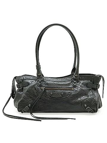 Balenciaga BALENCIAGA Le City East West Tote Bag Shoulder Leather Black 845704 (view 1)
