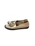 Tory Burch 100% Leather Solid Ivory Flats Size 7 - photo 5