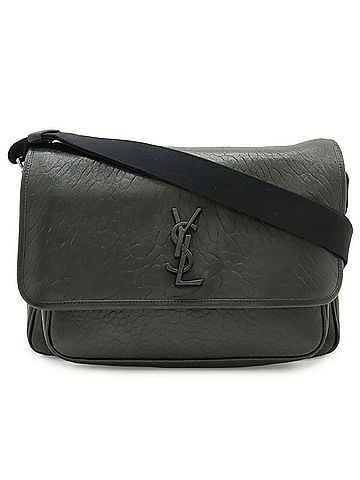 Yves Saint Laurent SAINT LAURENT PARIS YSL Yves Saint Laurent Niki Shoulder Bag Handbag Grain Leather Black 781935 (view 2)