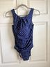 Miraclesuit Polka Dots Blue White One Piece Swimsuit Size 12 - photo 3