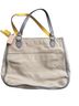 Coach Color Block Tan Gray Yellow Tote One size - photo 2