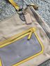 Coach Color Block Tan Gray Yellow Tote One size - photo 4