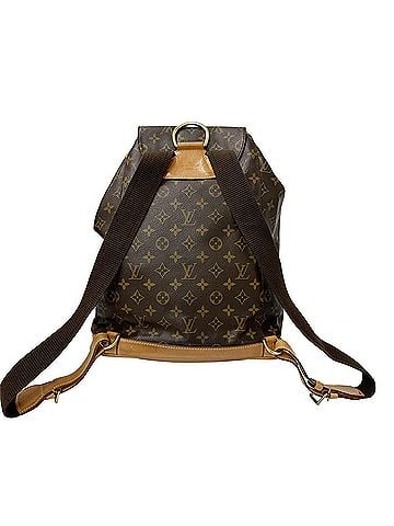Louis Vuitton Louis Vuitton LOUIS VUITTON Handbag Monogram Women's Men's Brand Backpack Canvas Montsouris GM M51135 Brown (view 2)