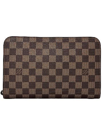 Louis Vuitton Louis Vuitton LOUIS VUITTON Damier Handbag for Men, Brand Clutch Bag, Second Saint Louis, Ebene Brown N51993 (view 2)