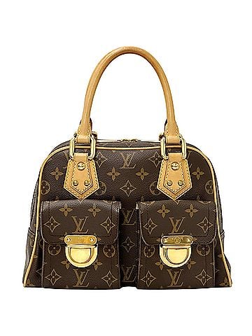 Louis Vuitton Louis Vuitton LOUIS VUITTON Women's Handbag, Manhattan PM, Brown, M40026, Handheld (view 1)