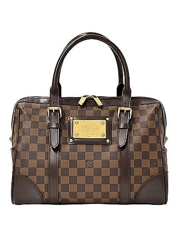 Louis Vuitton Louis Vuitton LOUIS VUITTON Women's Handbag, Brand Berkeley, Ebene Brown, N52000, Boston Bag (view 1)