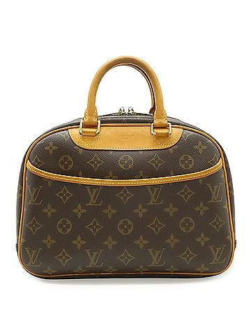 Louis Vuitton LOUIS VUITTON Louis Vuitton Monogram Trouville Handbag M42228 (view 2)