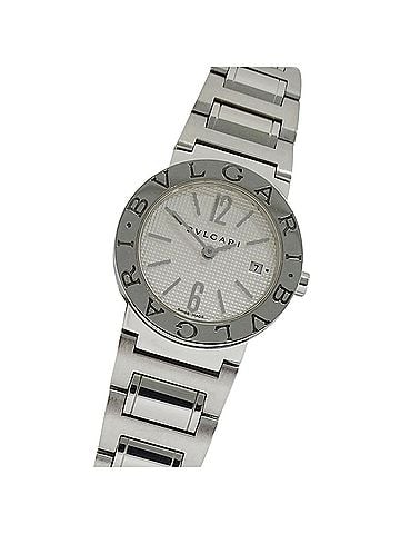 Bvlgari Bulgari BVLGARI Women's Watch, Brand: Date Quartz QZ Stainless Steel SS BB26SS Silver White (view 1)